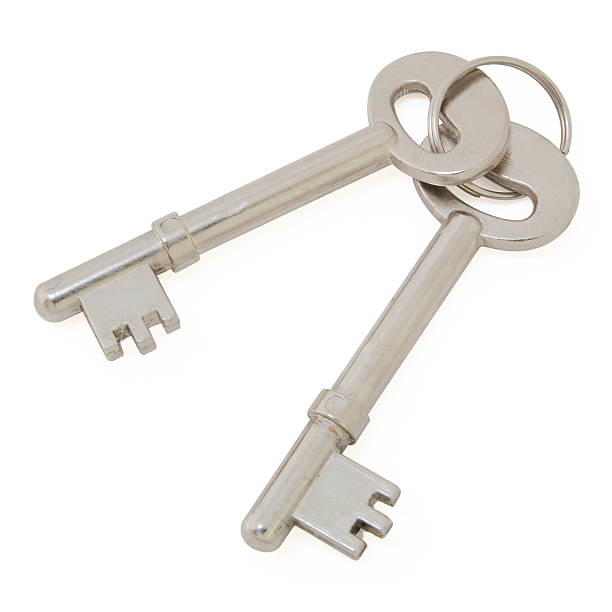 istock Old vintage metal key 498402581