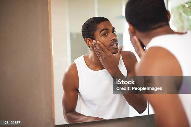 Skincare For Todays Modern Man Stock Photo - Download Image Now - Men, Skin Care, Only Men