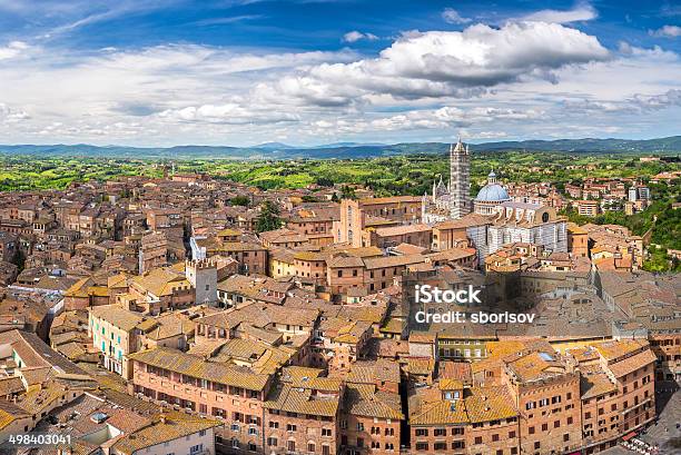 Aerial View Of Siena Stock Photo - Download Image Now - Siena - Italy, Italy, Tuscany