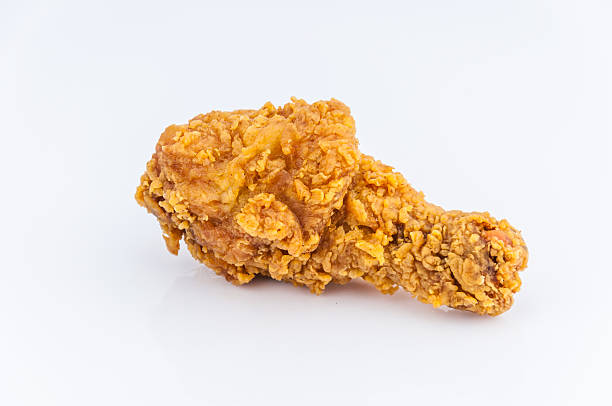 istock Fried drumstick isolated on white background, junk food, fast fo 498405688