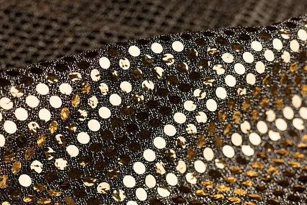 istock Gold sequin fabric detail 498406378