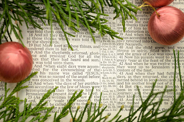 istock Christmas story with ornaments and greenery 498407482