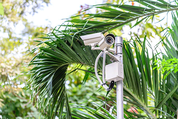 istock Security camera for monitoring travel place. 498407568