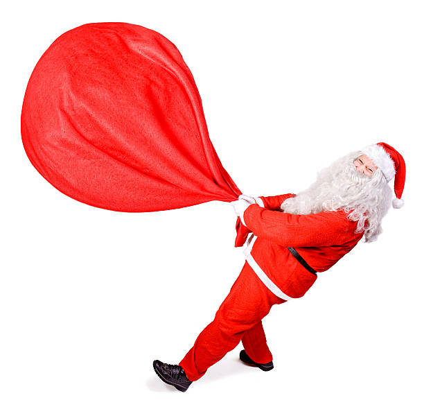 istock Santa Claus with a big bag 498410704