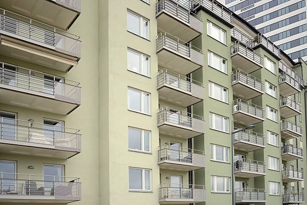 istock Modern apartment buildings 498410756