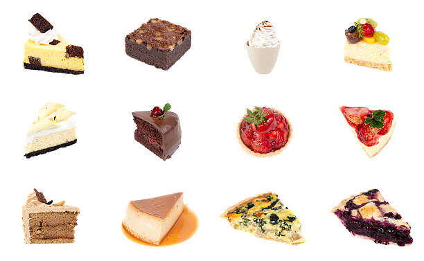 Collection of delicious dessert