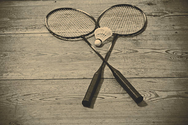 istock vintage badminton racquet 498422728