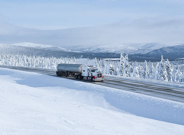 istock Trucking in the Remote Winter Wilderness 498424033