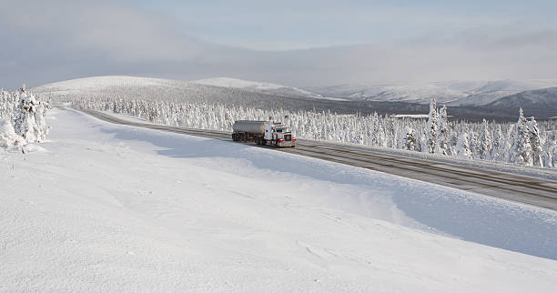 istock Trucking in the Remote Winter Wilderness 498424041