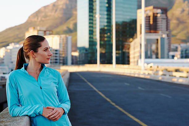 istock Staying fit thanks to her daily run 498424074