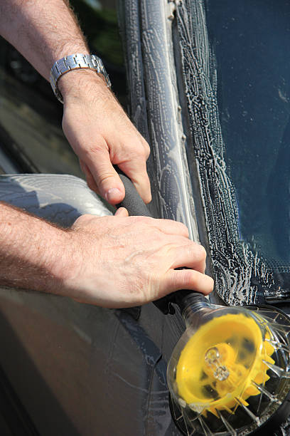 istock Cleaning the car 498424473