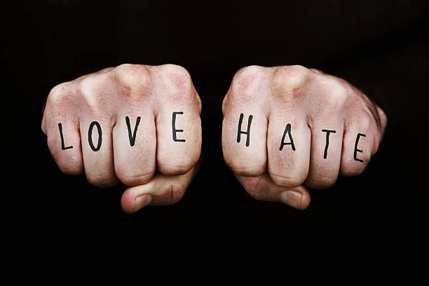 Love And Hate Stock Photo - Download Image Now - Furious, Hate, Tattoo - iStock Love And Hate Stock Photo - Download Image Now - Furious, Hate, Tattoo - iStock