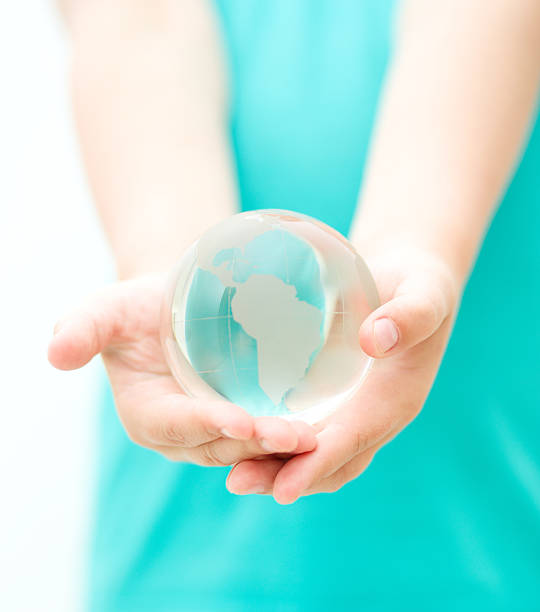 istock Girl hands holding ECO sign 498429403