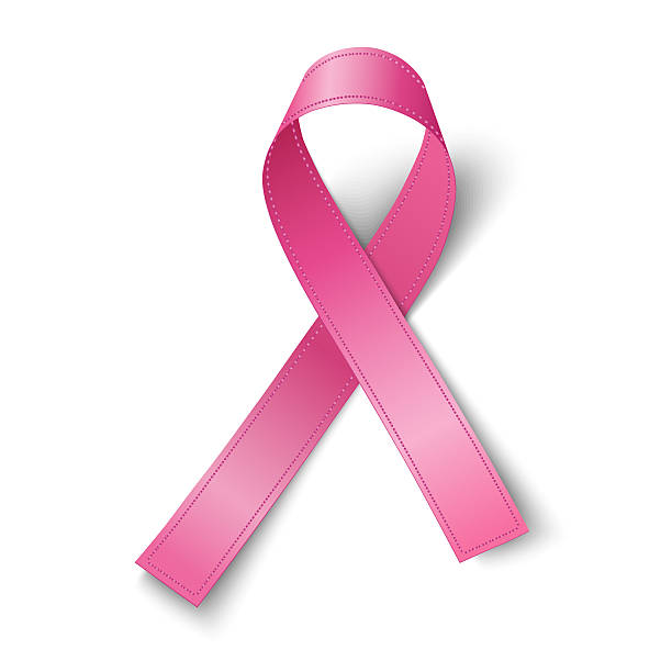 istock Pink, rosy curled ribbon isolated on white background 498429456