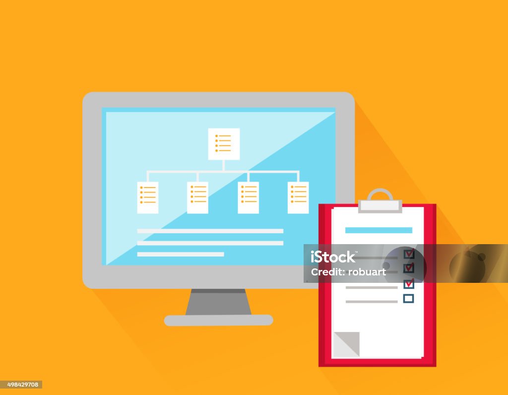 File System Concept Design Style Stock Illustration - Download Image ...