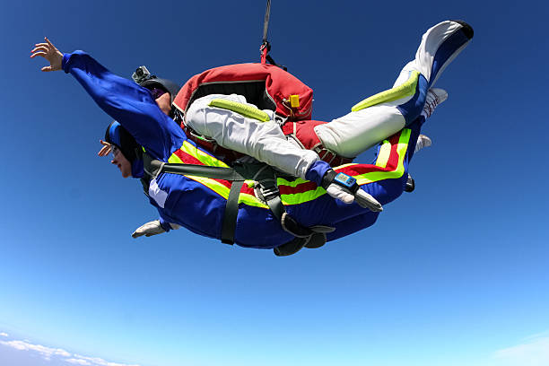 istock Skydiving photo. Tandem. 498430262