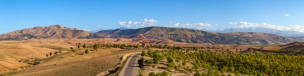 istock Oued Nfis valley and Atlas Mountains Panorama 498430714