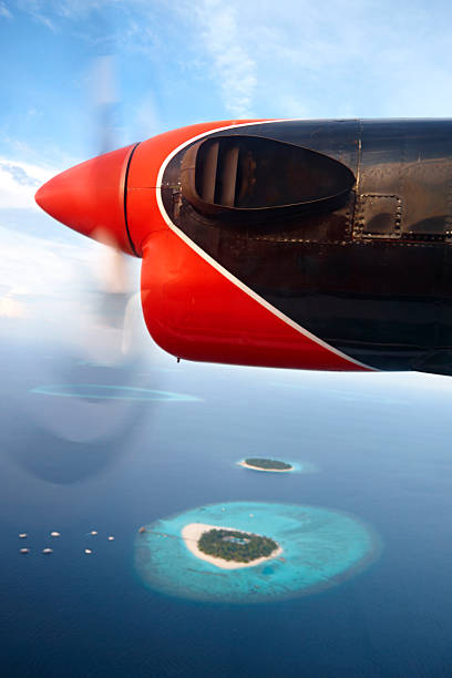 istock Seaplane Over The Maldives 498433392