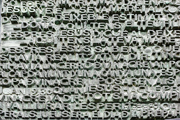 istock 3d sculpted phrases on metalic wall 498442575