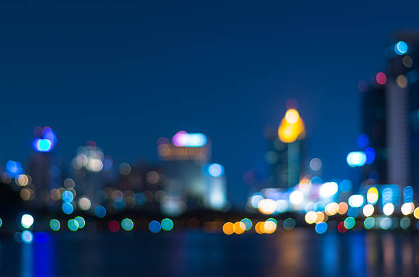 istock Cityscape background river side, Blurred Photo bokeh 498446533