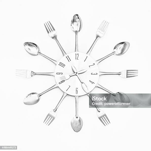 Dinner Time Stock Photo - Download Image Now - Clock, Concepts, Concepts & Topics