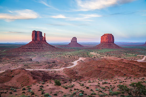istock View of the Monument Valley at dusk 498457444