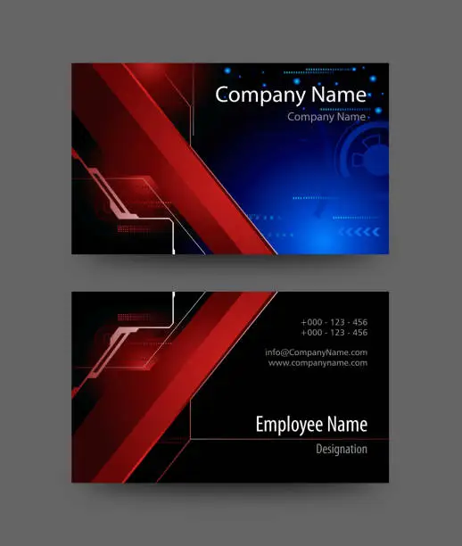 Vector illustration of Business Card Design