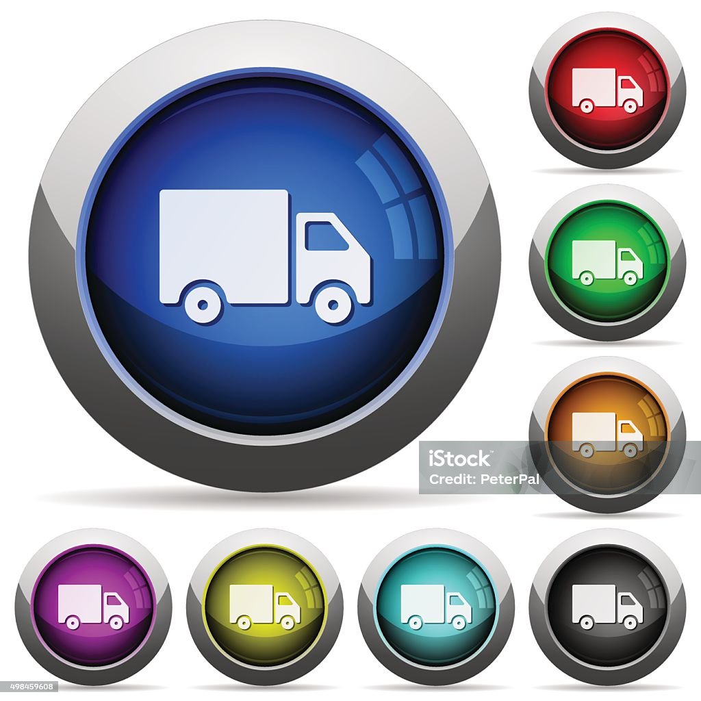 Delivery Button. Select Delivery Button Set Stock Illustration - Download Image Now - 2015 ...