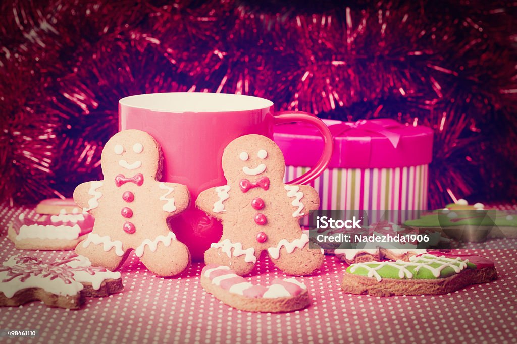christmas homemade gingerbread cookies, holiday concept christmas homemade gingerbread cookies, christmas holiday concept 2015 Stock Photo