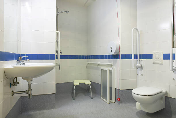 istock Bathroom detail for handicapped people 498462193