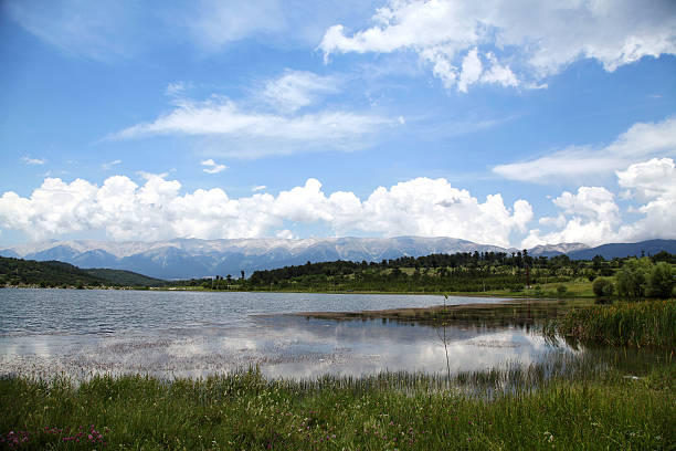 istock plateau and the lake in spring 498462533