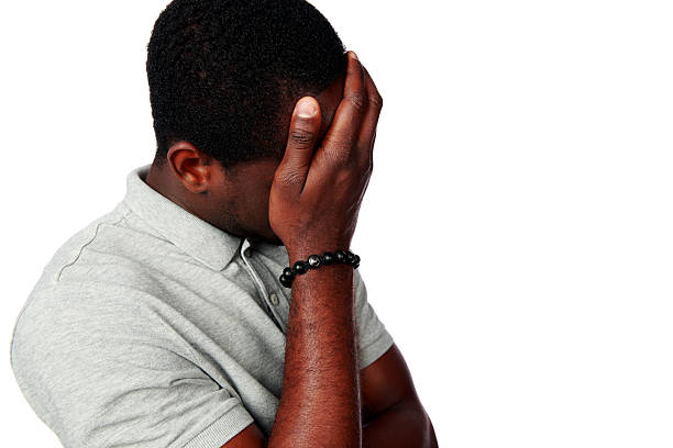 istock Portrait of a upset african man 498462577