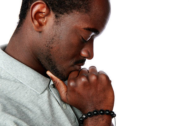 istock Side view portrait of a pensive african man 498462583