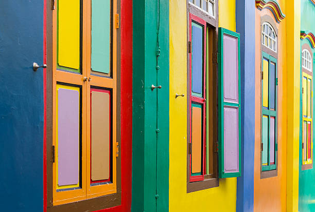 istock colorful windows and doors from singapore 498463519