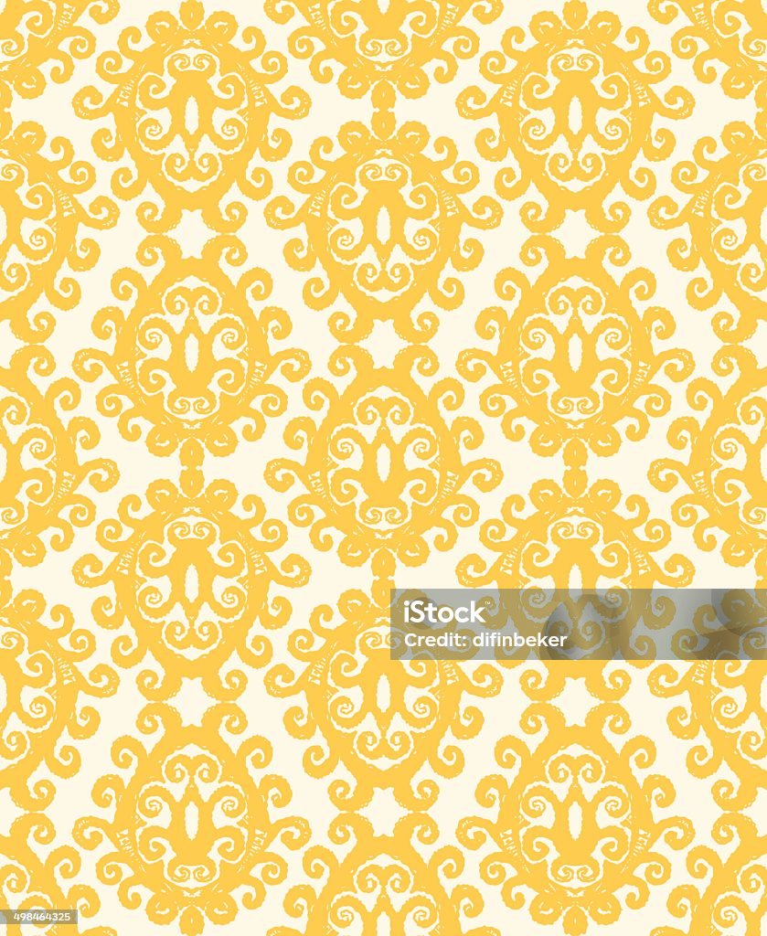 Yellow Antique Pattern Library Vintage Yellow Pattern Stock Illustration - Download Image Now ...