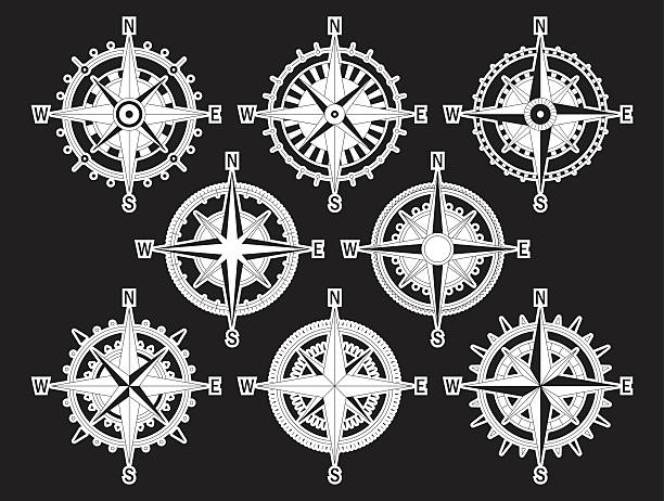 Compas Mark 60+ Compass Drawing Compass Magnet World Map Stock Photos, Pictures ...