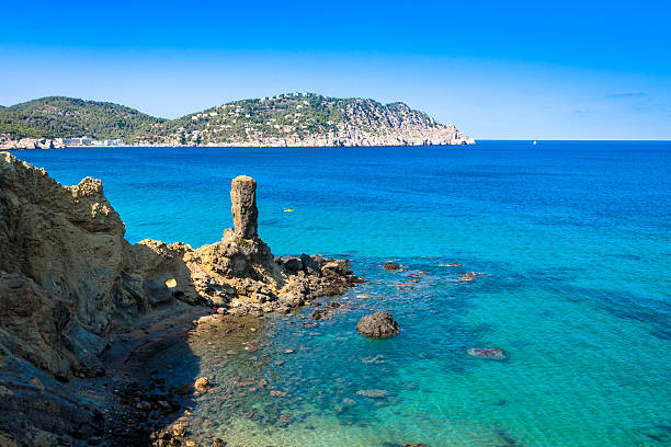 Figueral beach in Ibiza, Spain
