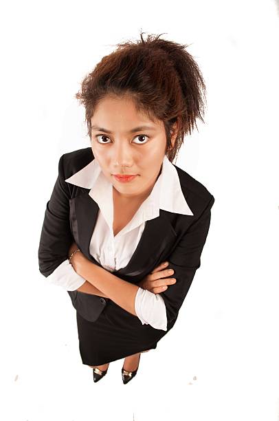 Waiting office worker stock photo