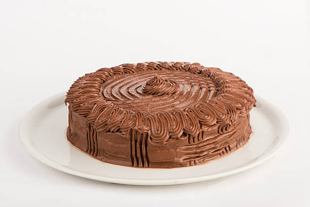 istock Homemade chocolate cake served on a plate 498467954