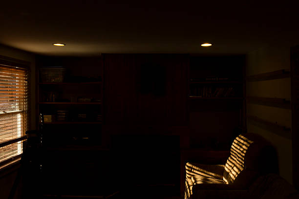 istock Chair In Dark Room 498473311