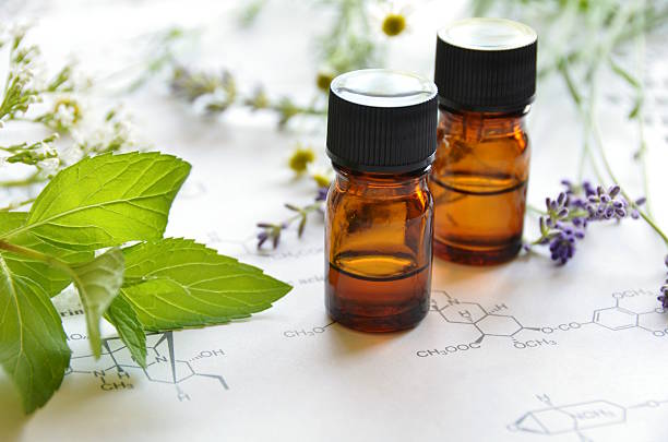 herbal medicine stock photo