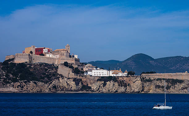 istock Old walled town Ibiza 498475131