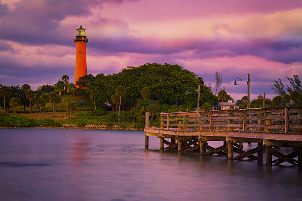 Jupiter Inlet Lighthouse Jupiter Inlet Lighthouse, Florida, United States jupiter stock pictures, royalty-free photos & images