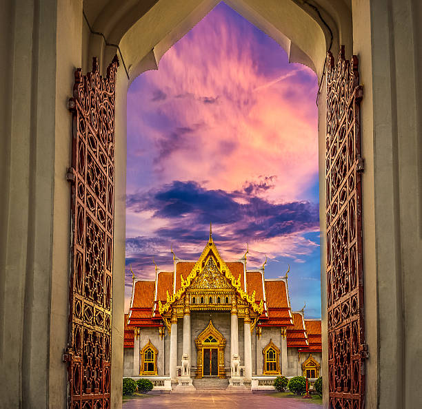 Temple,Bangkok in Thailand stock photo
