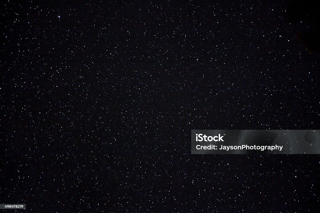 Stelle nel cielo notturno - Foto stock royalty-free di A forma di stella