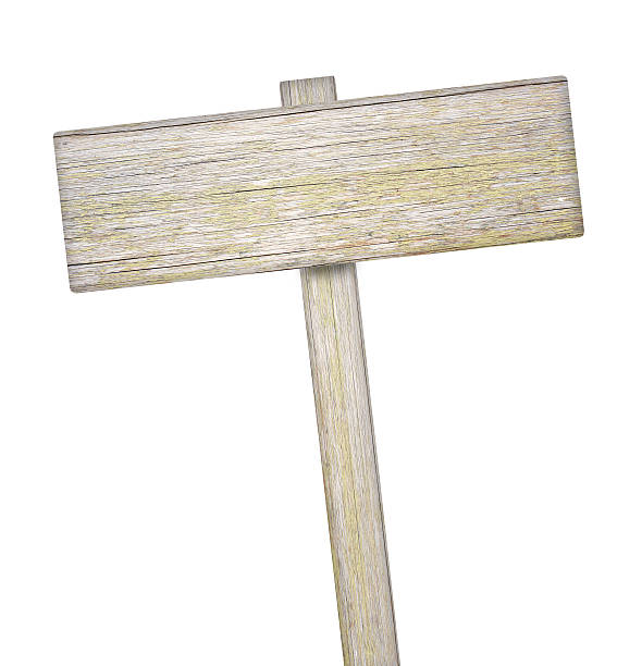 istock Wooden sign isolated on white background 498489531
