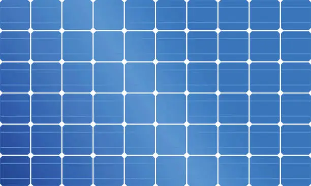 Vector illustration of Solar Panel, Solar Power, Solar Cell