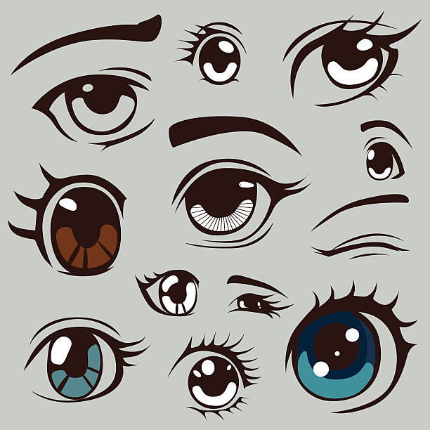 35,796 Anime Eyes Images, Stock Photos, 3D objects, & Vectors