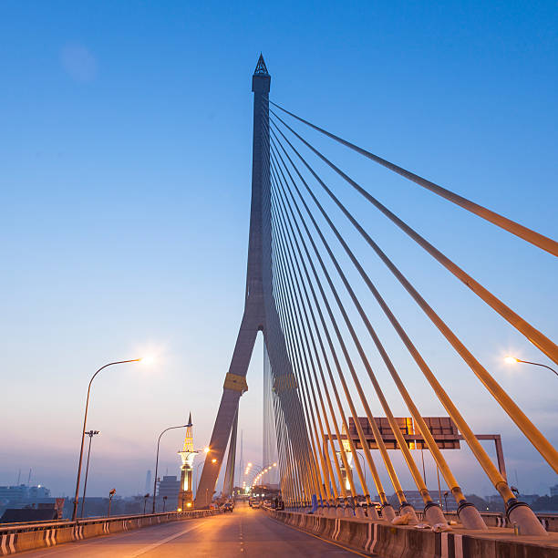istock Rama VIII Bridge in the morning 498492609