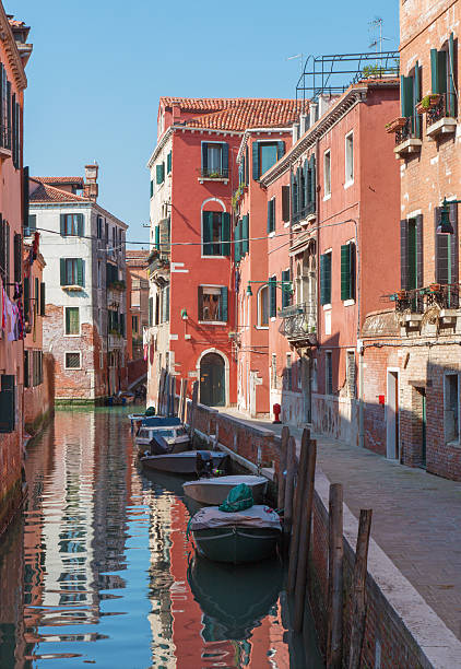 istock Venice - Look to canal form bridge Ponte dei Gesuiti 498493695